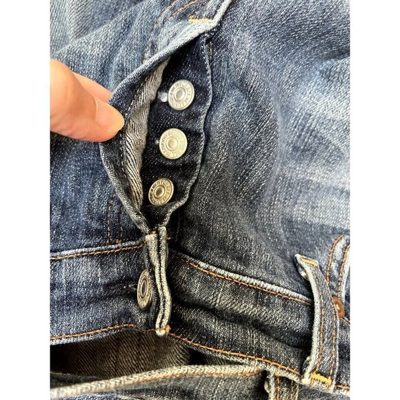 7 for All Mankind Boycut Jeans Y2K Low Rise Relaxed Fit Boot Cut Celebrity - Picture 7 of 7